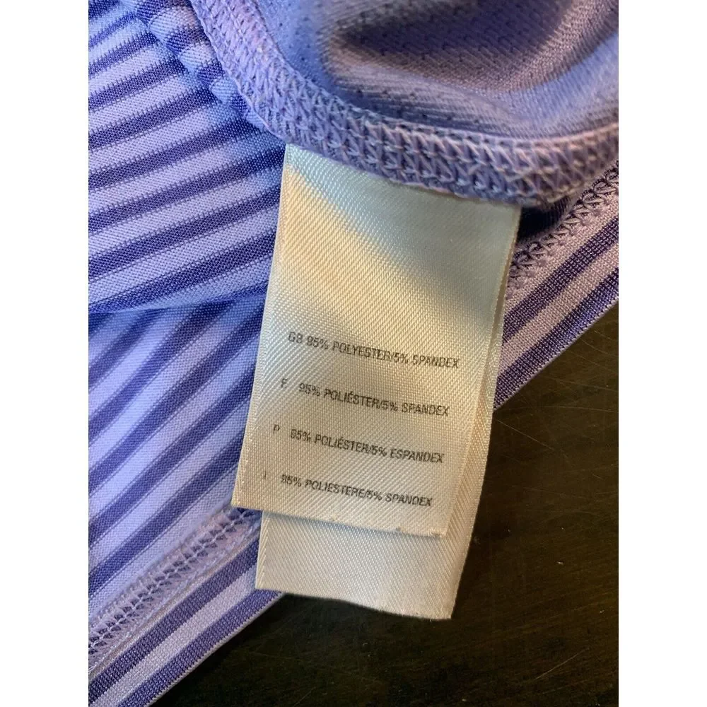 The‎ North Face T Shirt Womens Medium Purple Stripes Outdoorsy Hiking READ - Picture 5 of 14